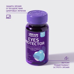 Urban Formula Комплекс для здоровья глаз Eyes Protector, защита глаз от излучения экранов, 30 капсул