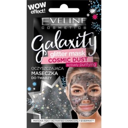 Eveline маска с блестящими частичками Активноочищающая гелевая, серии Galaxity Glitter Mask