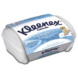 Kleenex туалетная бумага влажная коробка