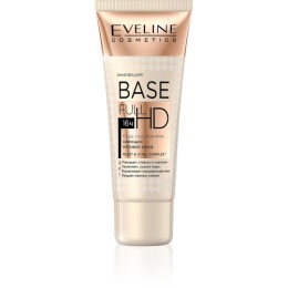 Eveline база под макияж - Сияющая матовая кожа 4в1, серии BASE FULL HD