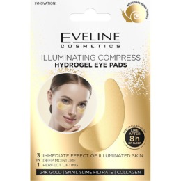 Eveline гидрогелевые охлаждающие патчи для кожи вокруг глаз с эффектом сияния