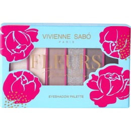 Vivienne Sabo палетка теней для век Fleurs naturelles, тон 04, PIVOINE,5 г