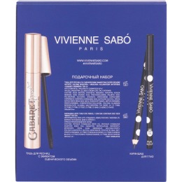 Vivienne Sabo подарочный набор тушь Cabaret premiere тон 01 + Карандаш для глаз Merci  тон 301