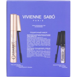 Vivienne Sabo подарочный набор тушь Cabaret premiere тон 01 + гель для бровей Fixateur 02