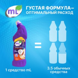Meine Liebe ML чистящее средство для туалета и ванной антимикробное, 750 мл