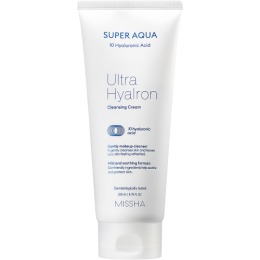 MISSHA пенка кремовая Super Aqua Ultra Hyalron для умывания и снятия макияжа, 200 мл