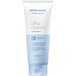 MISSHA пенка Super Aqua Ultra Hyalron для умывания и снятия макияжа, 200 мл