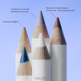 Nouba карандаш-каял для век EYEDOLL, тон 90 чёрный,1 г