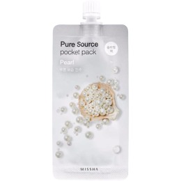 MISSHA маска кремовая ночная Pure Source Pocket pack с экстрактом жемчуга