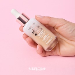 DEBORAH тональная основа-сыворотка SKIN BOOSTER SERUM, тон: 2 светлый бежевый,30 мл