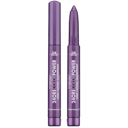 DEBORAH тени-карандаш стойкие 24ORE COLOR POWER EYESHADOW, тон 08 глубокий фиолетовый,1,4 гр