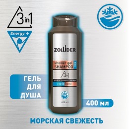 Zollider гель-шампунь для душа 3в1 North Force XL мужской, 400 мл