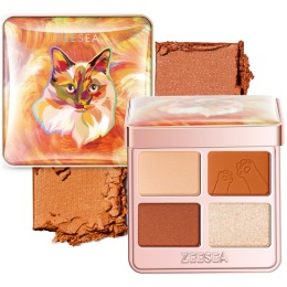 ZEESEA тени для век Tipsy Kitty Eyeshadow Quad, тон 05,3.5 г