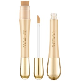 FOCALLURE консилер с кистью Soft Matte Complete Concealer, тон: 02 Тёплый светлый,8 г