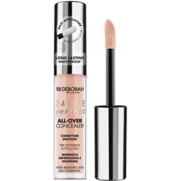 DEBORAH корректор жидкий 24 ORE PERFECT ALL OVER CONCEALER, тон 01 белоснежный,5.5 г