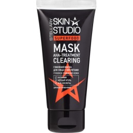 Stellary Skin Studio глиняная маска для лица с AHA-кислотами, 50 мл