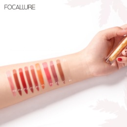 FOCALLURE блеск для губ Plump High Shine Lip Glow, тон 02 Янтарь,2,5 г