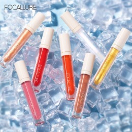 FOCALLURE блеск для губ Plump High Shine Lip Glow, тон 02 Янтарь,2,5 г