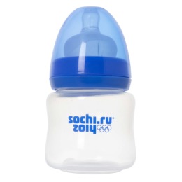 Sochi 2014 бутылочка, широкое горло, с матовой соской, 125 мл