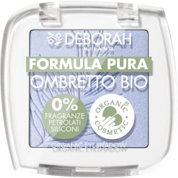 DEBORAH тени для век FORMULA PURA OMBRETTO BIO, тон: 06 Небесно-голубой,2,5г