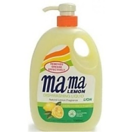 Mama Lemon гель для мытья посуды и детских принадлежностей "Лимон" концентрированный, 1 л