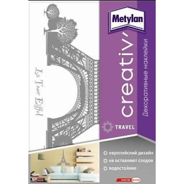 Metylan creativ’ декоративная наклейка "Эйфелева башня", 47*67 см