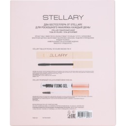 Stellary подарочный набор 3D VOLUME MASCARA + BROW BAR BROW FIXING GEL