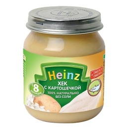 Heinz пюре "Хек с картошечкой" с 8 месяцев, 120 г
