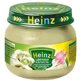 Heinz пюре "Цветная капуста" с 4 месяцев, 80 г