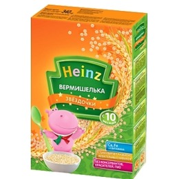 Heinz вермишелька "Звездочки" с 10 месяцев, 340 г