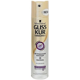 Gliss Kur лак для волос "Экстремальная фиксация и контроль", 250 мл