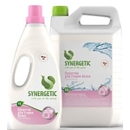 Synergetic биоразлагаемое моющее синтетическое жидкое средство для стирки белья, 1 л