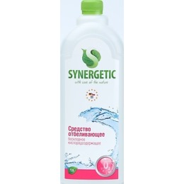 Synergetic биоразлагаемое отбеливающее средство для белья и поверхностей без хлора, 1 л