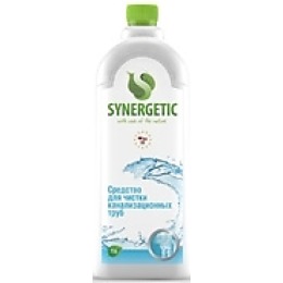 Synergetic биоразлагаемое чистящее щелочное средство для устранения засоров в канализационных трубах, 1 л