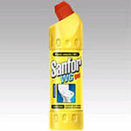 Sanfor гель средство для чистки и дезинфекции "Лимон", 750 мл