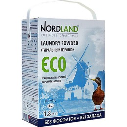 Nordland стиральный порошок "ECO", 1.8 кг