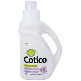 Cotico гель для стирки шерсти, шелка и деликатных тканей, 1 л.