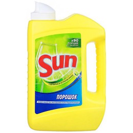 Sun порошок для посудомоечных машинах с экстрактом лимона , 3 кг