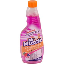 Мистер Мускул чистящее и моющее средство "Ammonia-D Лесные ягоды" сменная бутылка, 500 мл