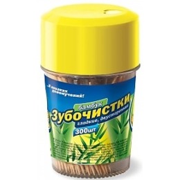 Фрекен Бок зубочистки бамбуковые, 300 шт