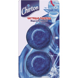 Chirton чистящие таблетки для унитаза "Морской прибой", 50 x 2 г