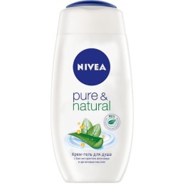 Nivea крем-гель для душа "Pure Natural", 250 мл + стикер
