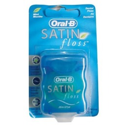 Oral-B зубная нить "Satinfloss" мятная, 25 м