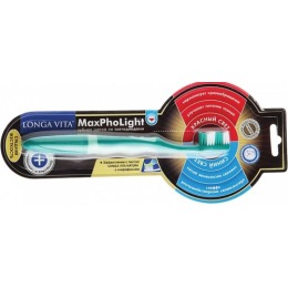 Longa Vita зубная щетка "Max Pho Light" со светодиодами, в блистерной упаковке