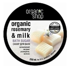 Organic Shop сахар для ванн "Молочная карамель", 250 мл