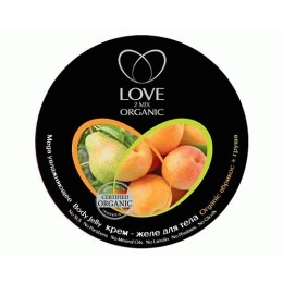 Love 2 mix Organic крем-желе для тела "Абрикос и груша" увлажняющий, 250 мл