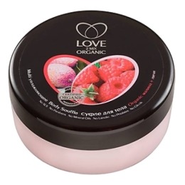 Love 2 mix Organic суфле для тела "Малина и личи", 250 мл