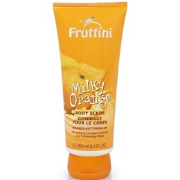 Fruttini скраб для тела "Молочный апельсин", 200 мл