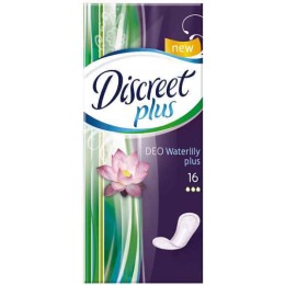Discreet прокладки "Deo Water Lily Plus" ежедневные, 16 шт