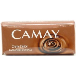 Camay мыло туалетное "Creme Delice. Бархатный шоколад", 90 г